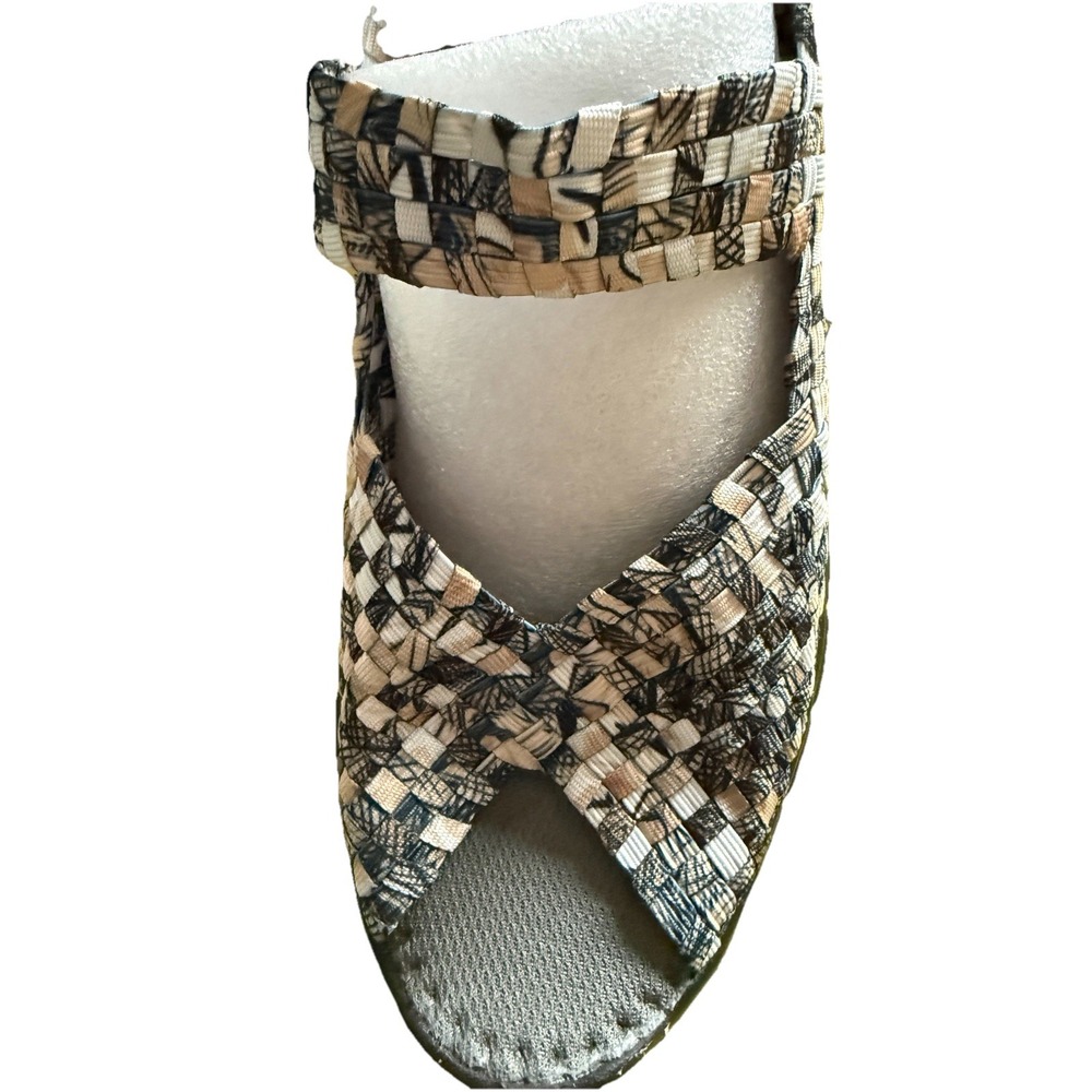 Bernie Mev Comfi Straw Comfort Shoe‎ Mary Jane Womens 39 Size 9 New - Picture 6 of 9
